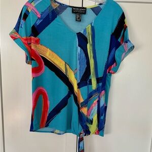 Frank Lyman Design Women's Vibrant Abstract Blouse